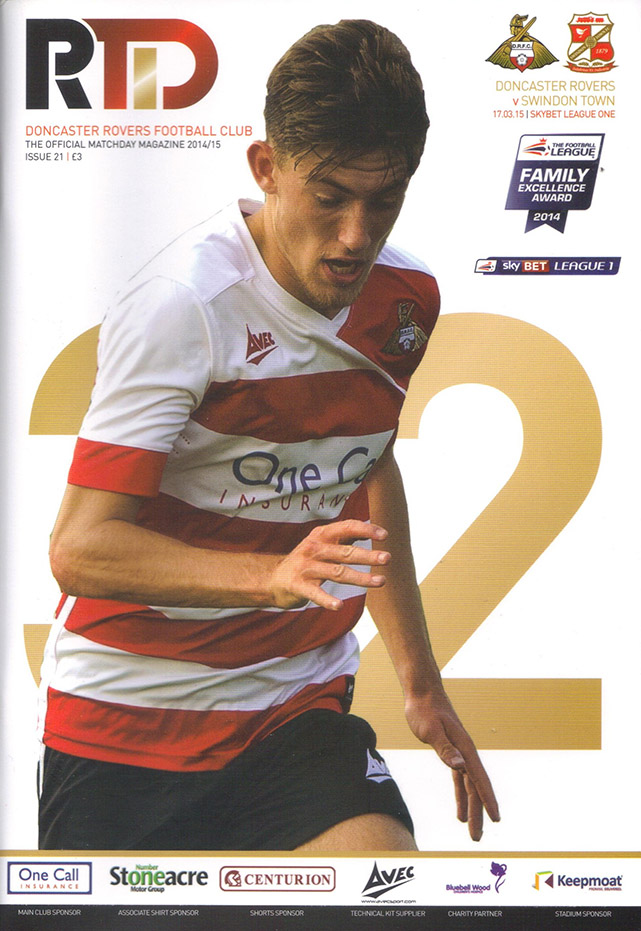 <b>Tuesday, March 17, 2015</b><br />vs. Doncaster Rovers (Away)
